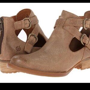 Born Leather Booties KAMILLA style Sz 11 Moto NEW with tag